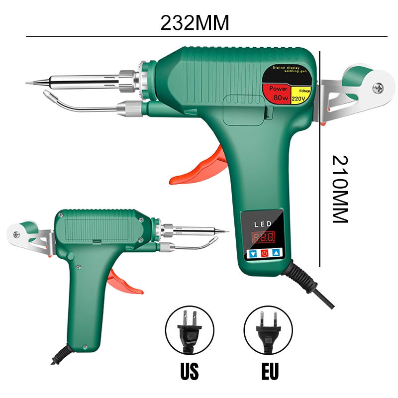 Digital Display Soldering Iron - Auto Feed Tin Wire