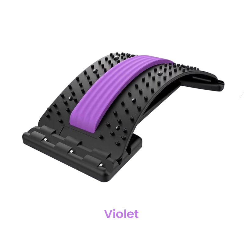🩹 50% OFF FLASH SALE ! ⚡ Lumbar Stretcher – Ergonomic Spine Support, Adjustable Stretching Levels, Lightweight & Portable 🪑