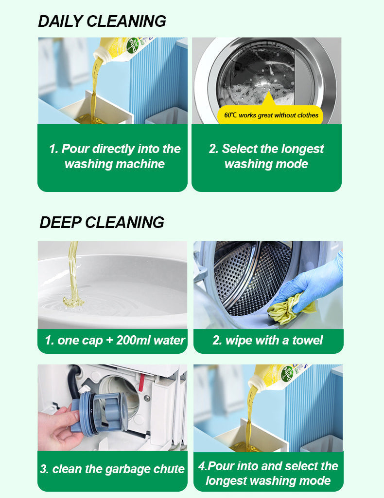 🔥Hot Sale🔥Anti Bacterial Liquid Washing Machine Cleaner(50% OFF)