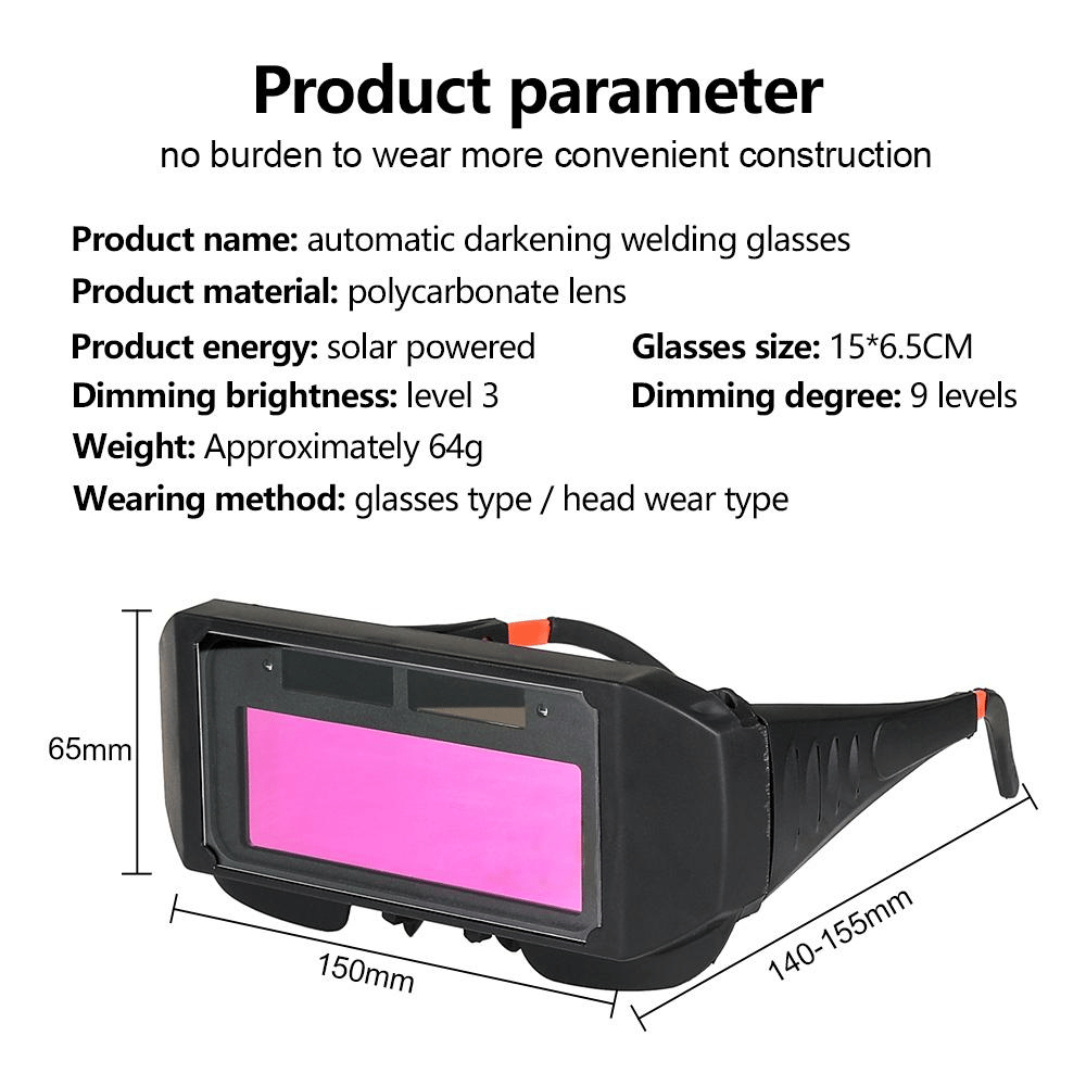 🔥2025 Hot Sale🔥 Auto Dimming Welding Glasses
