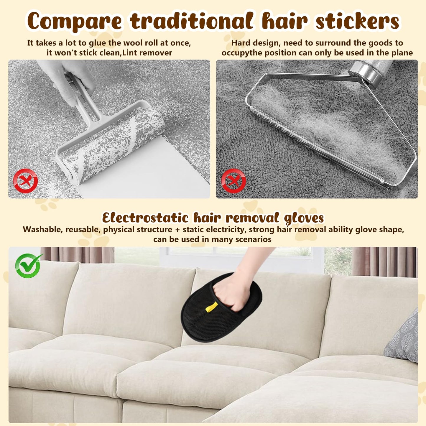✨️Pet Hair Removal Glove