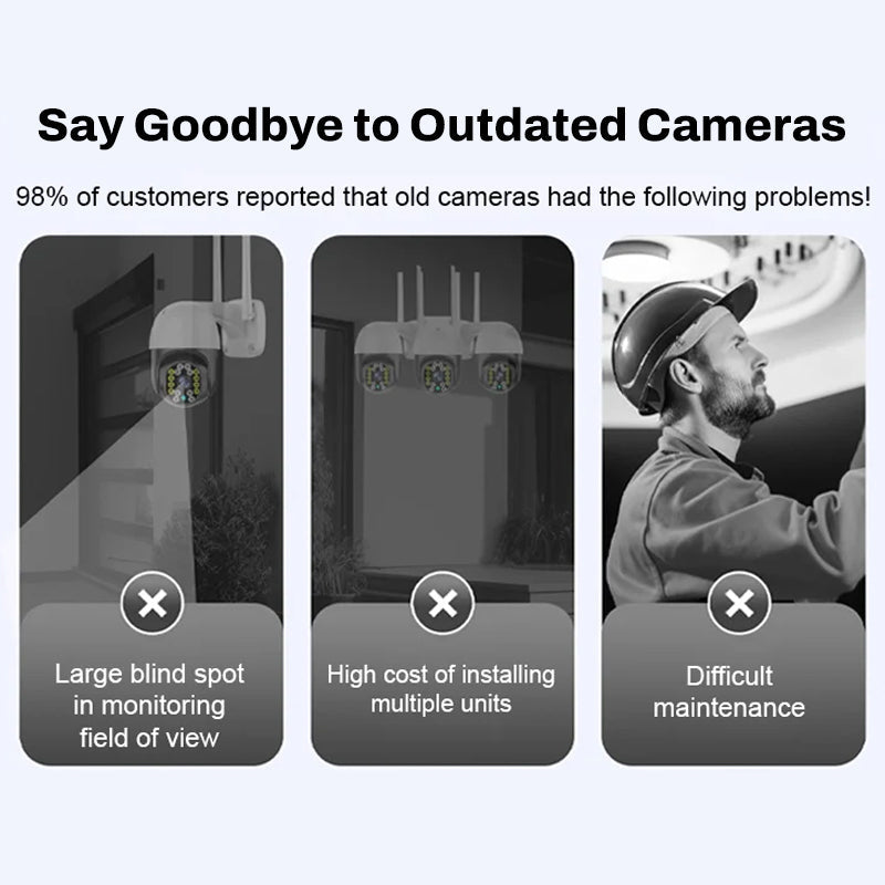🔥 LAST DAY PROMOTION - 50%OFF 🔥Wireless Night Vision Camera – Intelligent Security Around The Clock!