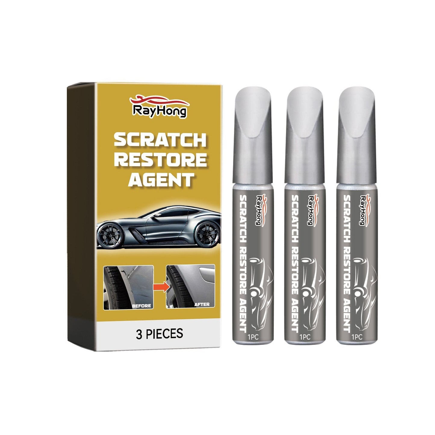 šBlack Wheel Scratch Repair Pen ā Fix Scuffs, Scratches & Paint Chips on Car Rims