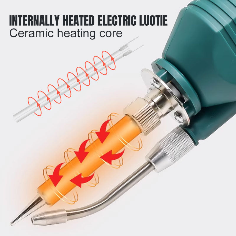 Digital Display Soldering Iron - Auto Feed Tin Wire