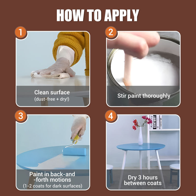 š„Water-based Environmentally Friendly Odorless Wood Furniture Repair and Renovation Paint