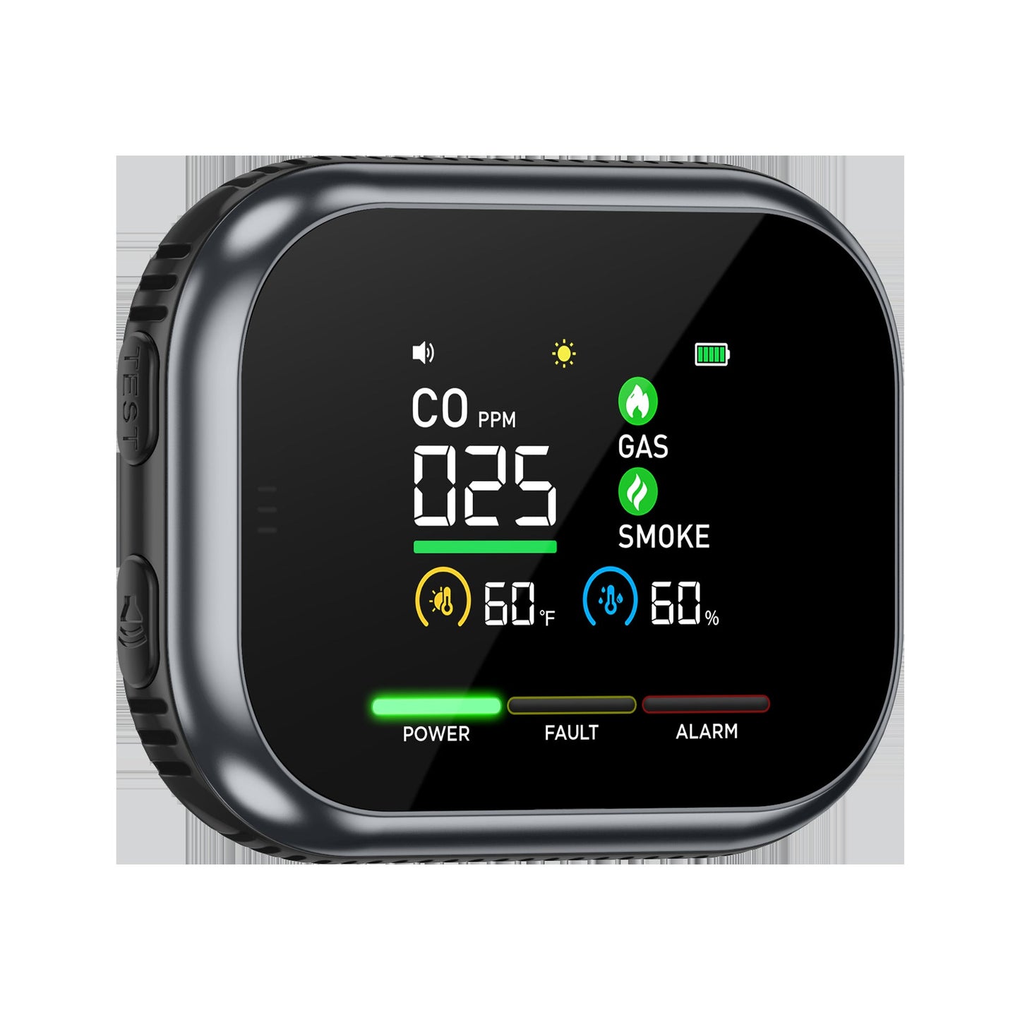 🎉Portable Multi-Gas Alarm with LCD Display & Battery Backup