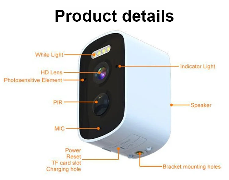 🔥 LAST DAY PROMOTION - 50%OFF 🔥Wireless Night Vision Camera – Intelligent Security Around The Clock!