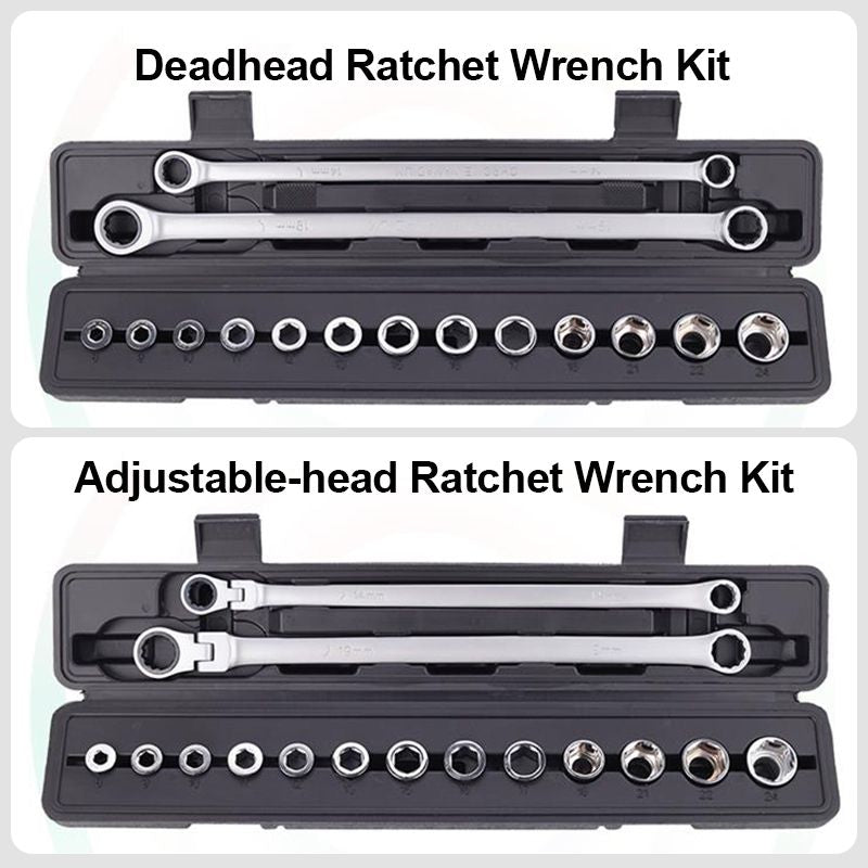 💥15pcs Adjustable Ratchet Wrench Kit🎅Great Gift🎁(Great Sale⛄Buy 2 Get 10% OFF + Free Shipping)