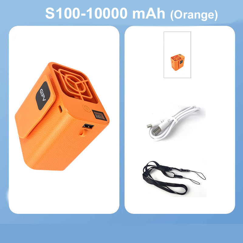 Solar-Powered Waist Fan