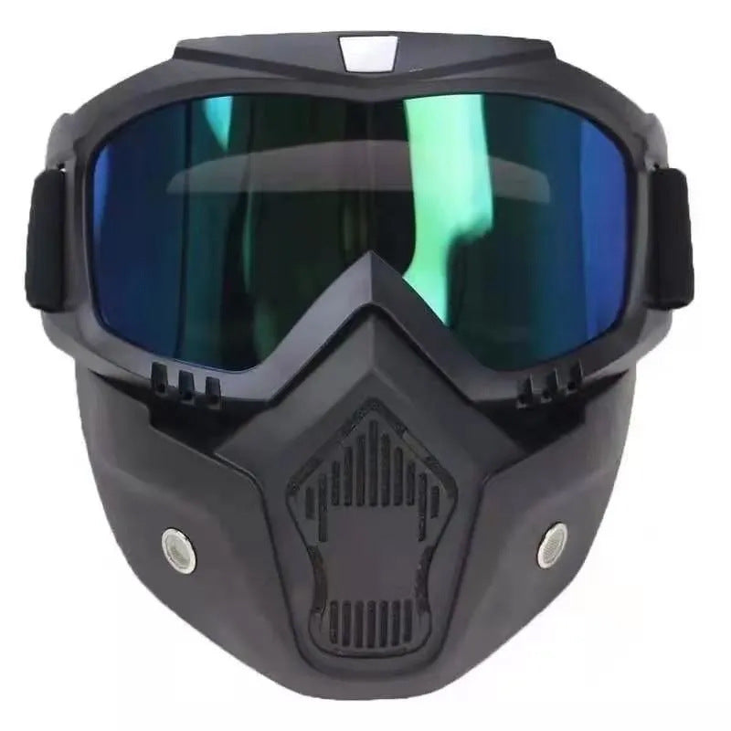 🔥 Special mask for welding and cutting (anti-glare, UV radiation, dust protection)