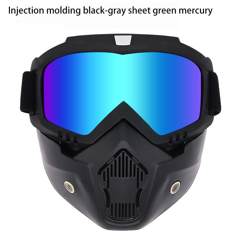 🔥 Special mask for welding and cutting (anti-glare, UV radiation, dust protection)
