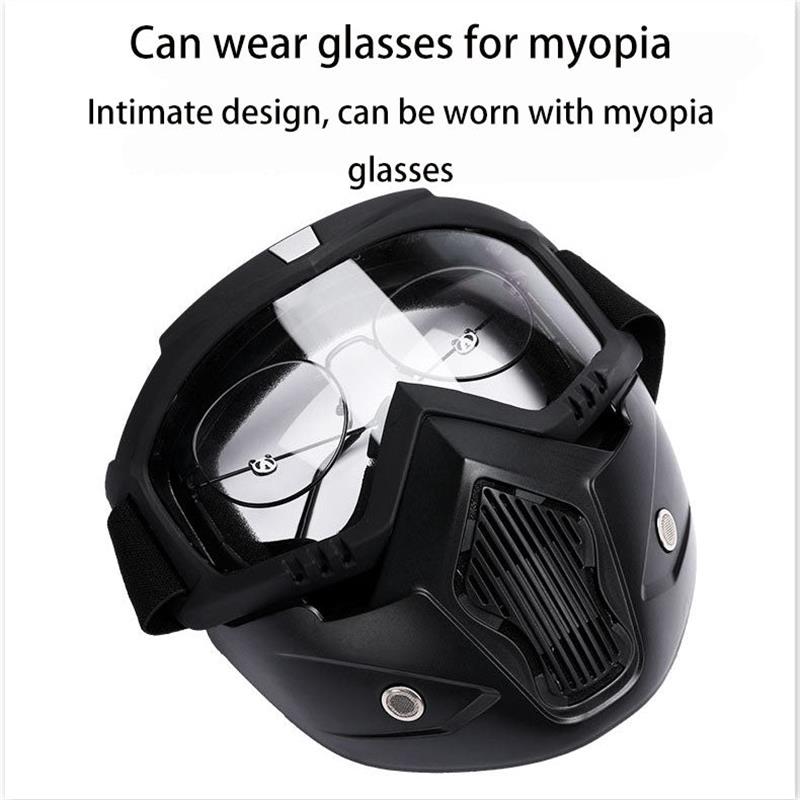 🔥 Special mask for welding and cutting (anti-glare, UV radiation, dust protection)