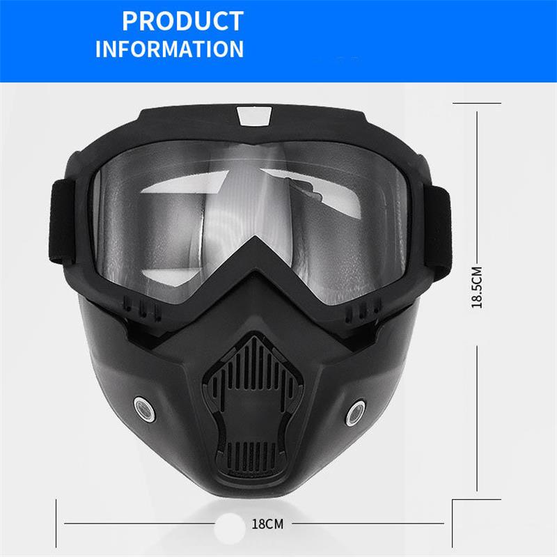 🔥 Special mask for welding and cutting (anti-glare, UV radiation, dust protection)