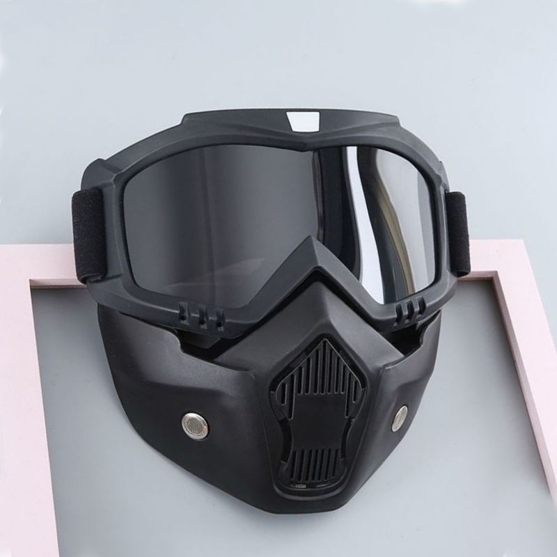 🔥 Special mask for welding and cutting (anti-glare, UV radiation, dust protection)