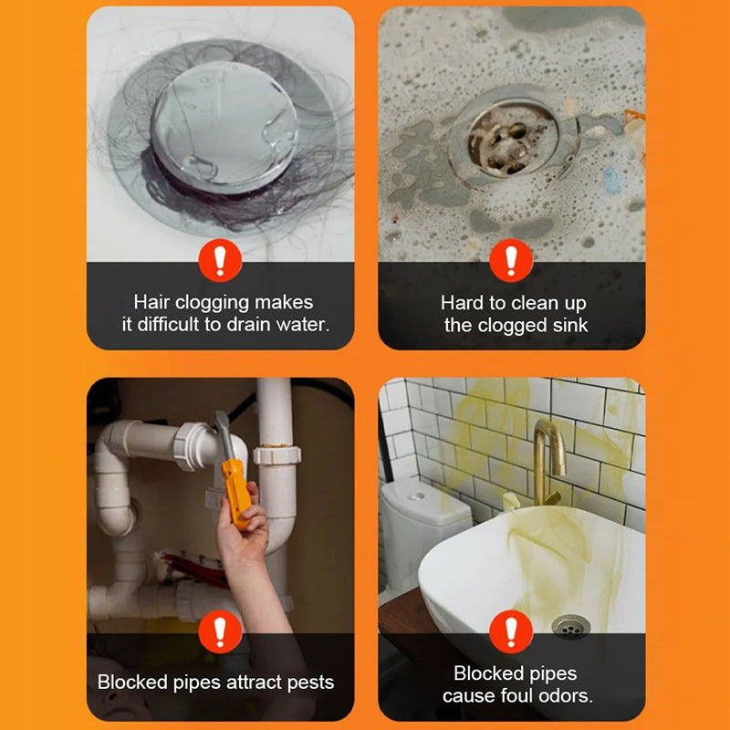 š„LIMITED SALE - Buy 2 Get 1 Free!!š„Multi-Use Powerful Anti-Clog Drain Cleaner Powder