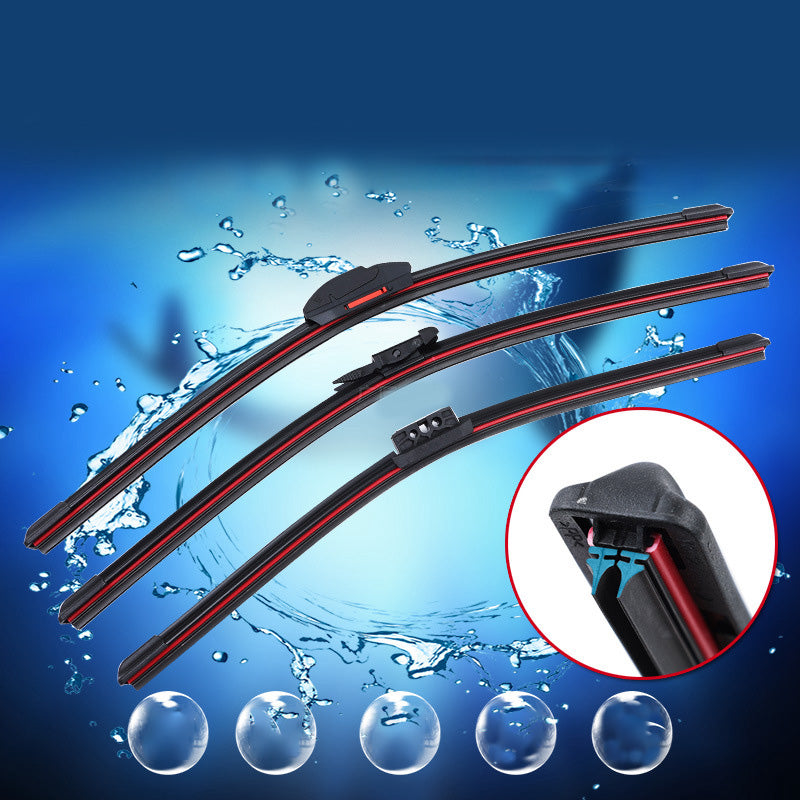 🚗Silent Four-Layer Rubber Strip Windshield Wipers for Car