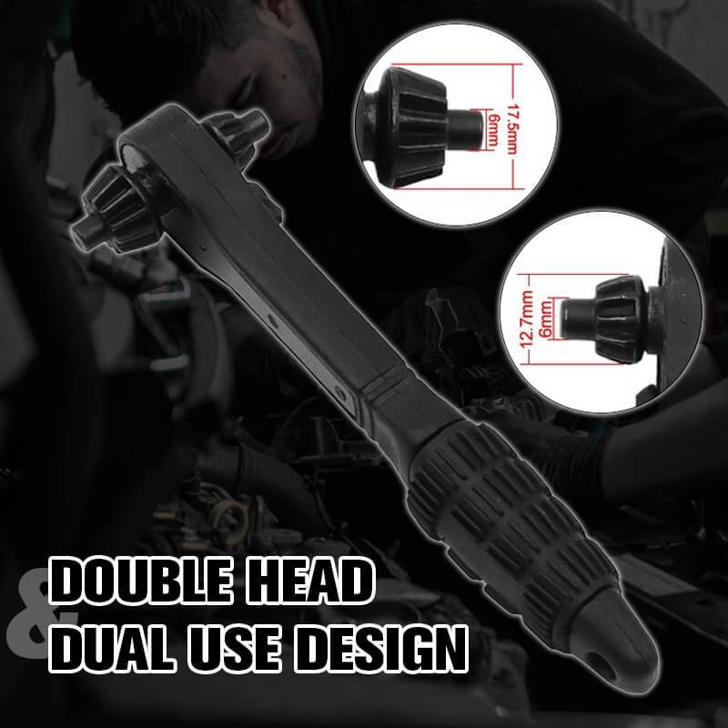 🔥2025 Hot Sale🔥 2 in 1 Drill Chuck Ratchet Spanner