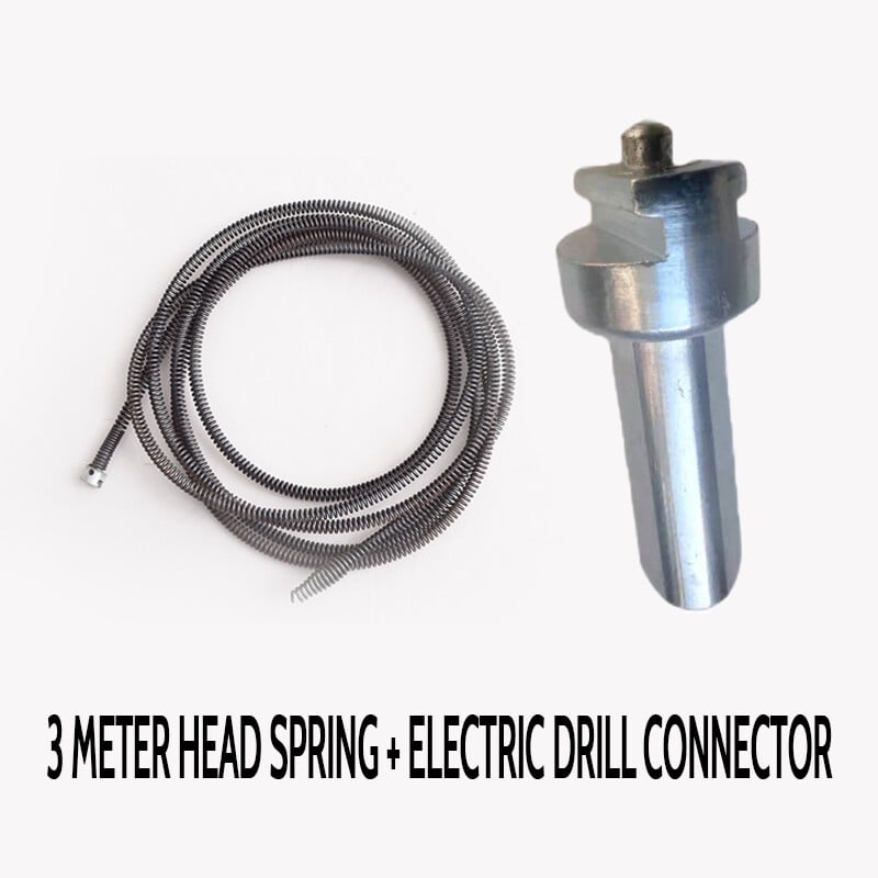 🚿 50% OFF NOW! 🎉 Electric Drain Cleaner Spring – Powerful Motor, Flexible Cable & Easy Storage 🛠️📦