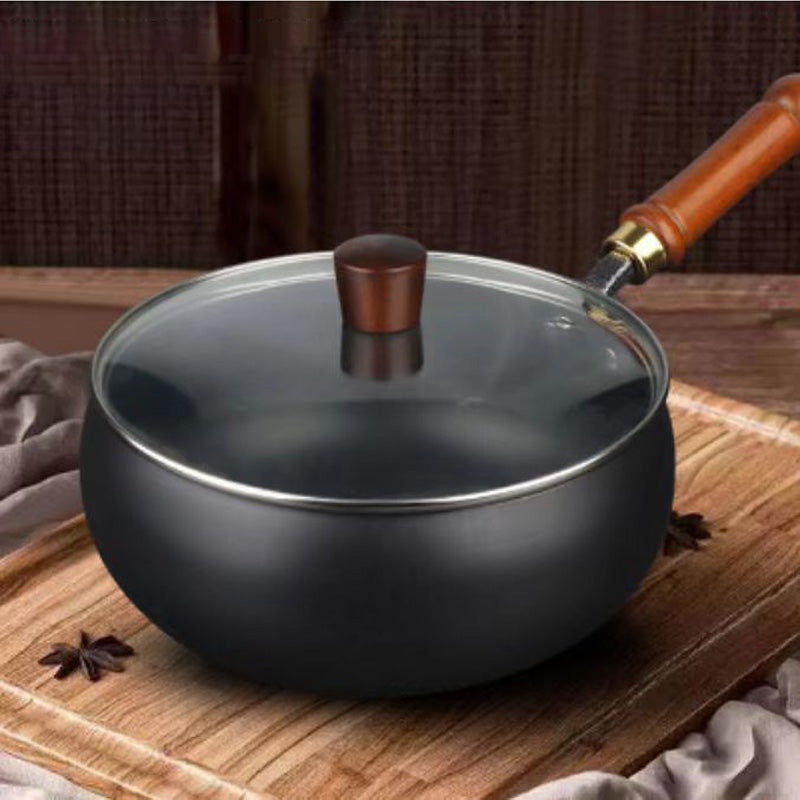 ⏳Time-limited Special⌛Uncoated Thick Iron Pot