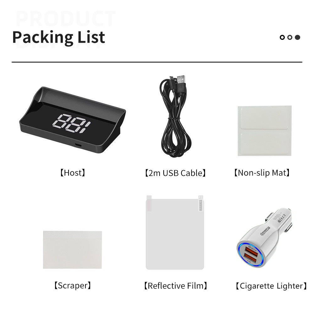 💥Escort for safe driving💥Car head-up display speedometer