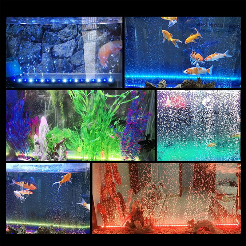 Waterproof RGB Fish Tank Lamp with Remote