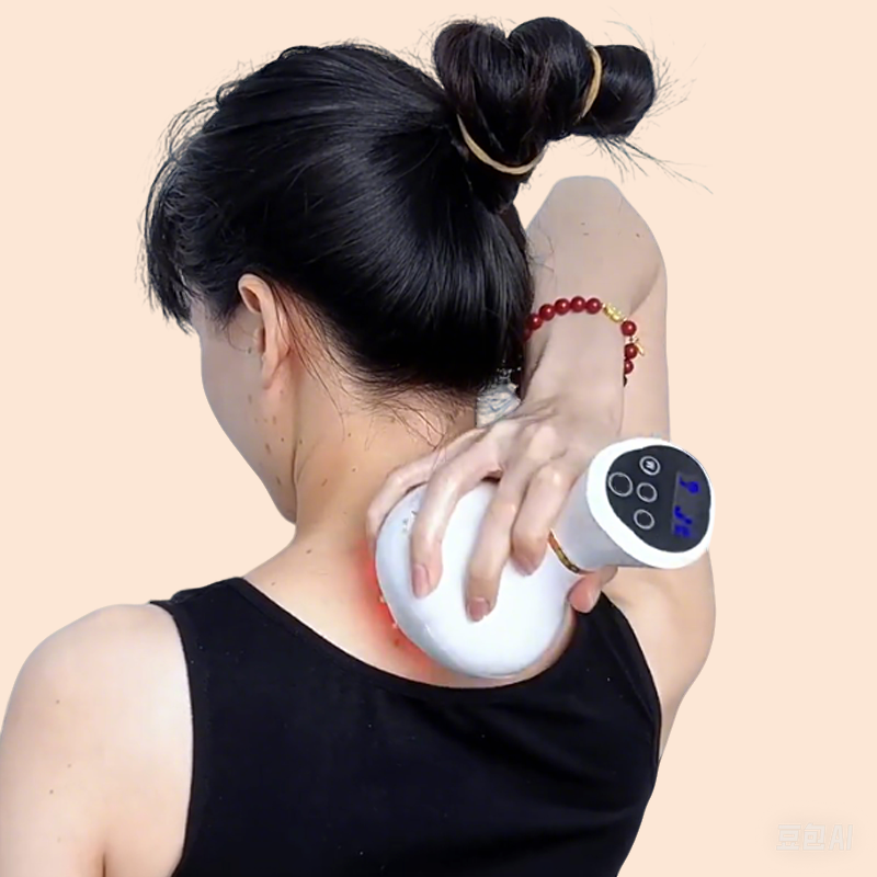 Nine Speed Adjustable Handheld Cordless Massager Brush