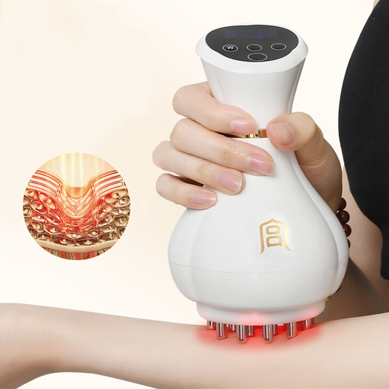 Nine Speed Adjustable Handheld Cordless Massager Brush
