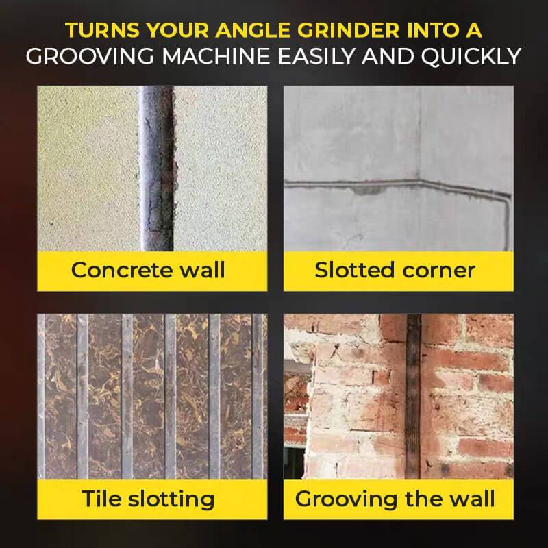 🔥Angle Grinder To Grooving Machine Adapter🔧
