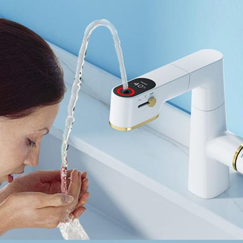 3-Mode Waterflow LED Display Pull Out Basin Faucet