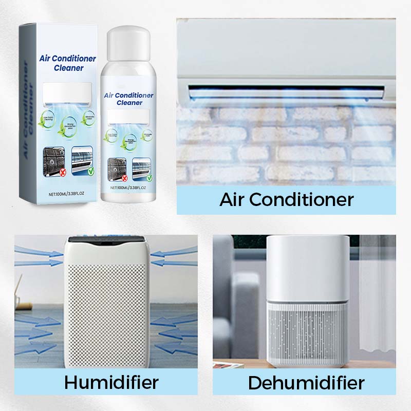 💥Limited Time BUY 1 GET 1 FREE🌀💥 Powerful Air Conditioner Cleaner Spray - Deep Cleansing, Freshens Air, A Great Helper for AC Cleaning!