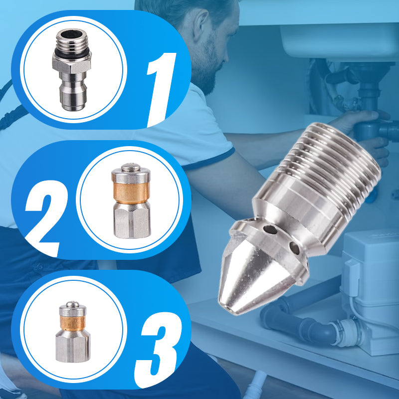 🔥2025 new hot sale🔥 Rotary High-Pressure Sewer Jetting Nozzle