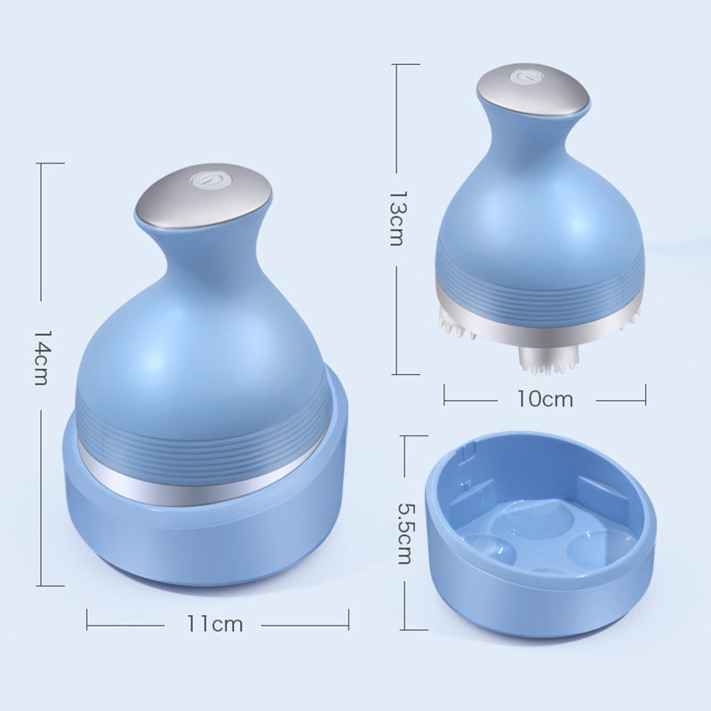 4-Wheel Deep Massage Electric Scalp Massager