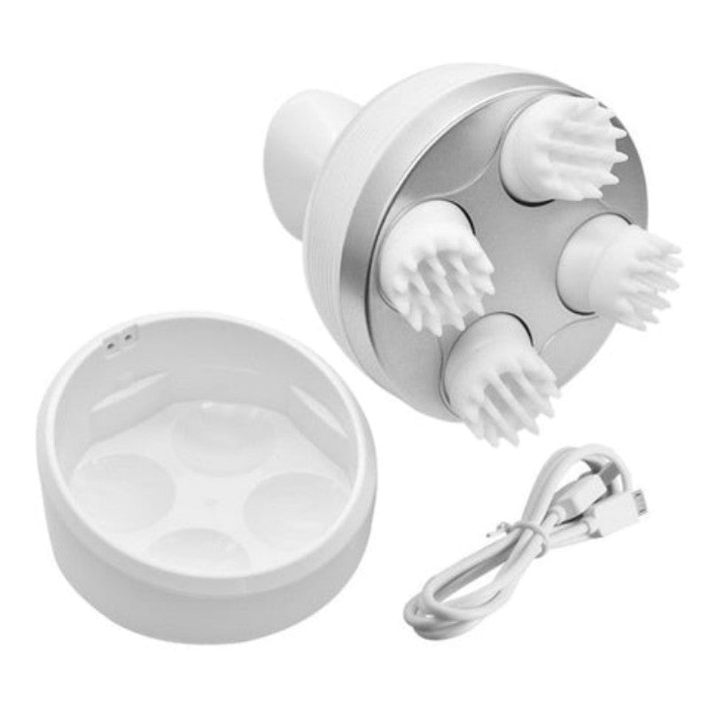 4-Wheel Deep Massage Electric Scalp Massager