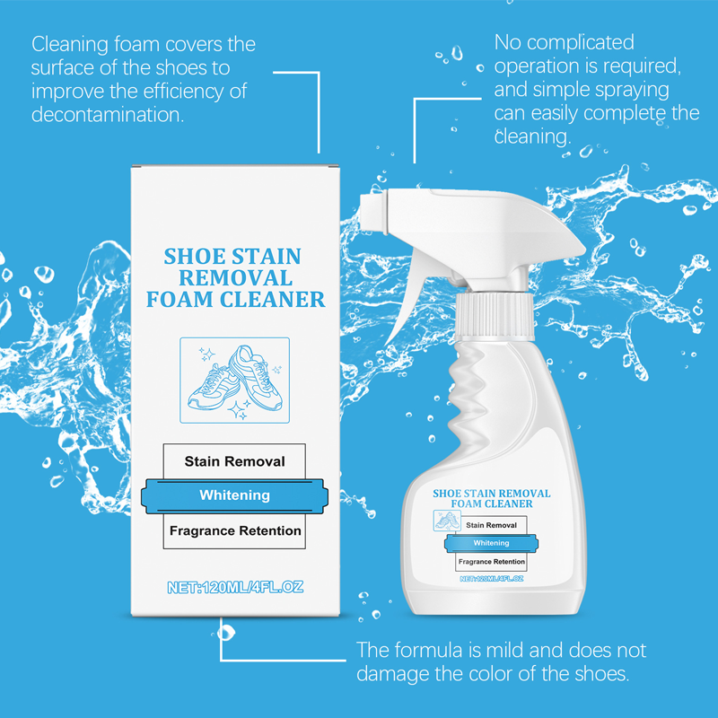 Rinse-Free White Shoes Foam Cleaner