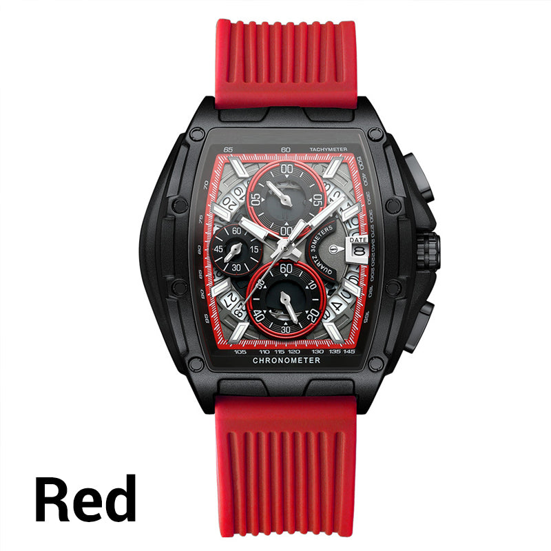 🔥2025 Hot Sale⌚️ Men’s Stylish Silicone Belt Quartz Watch