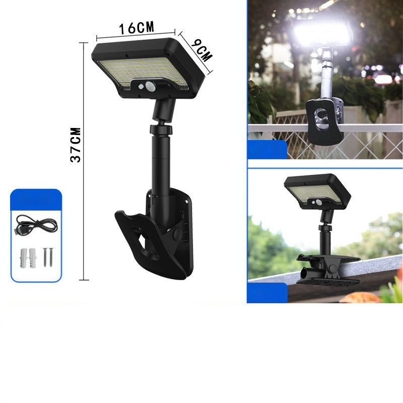 Removable Portable Dual Charging USB-C & Solar Sensor Light