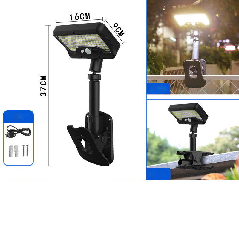 Removable Portable Dual Charging USB-C & Solar Sensor Light