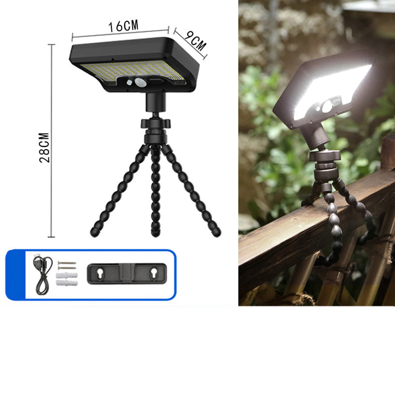 Removable Portable Dual Charging USB-C & Solar Sensor Light