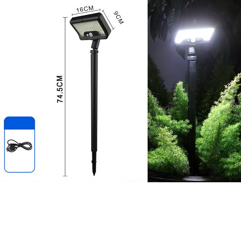 Removable Portable Dual Charging USB-C & Solar Sensor Light