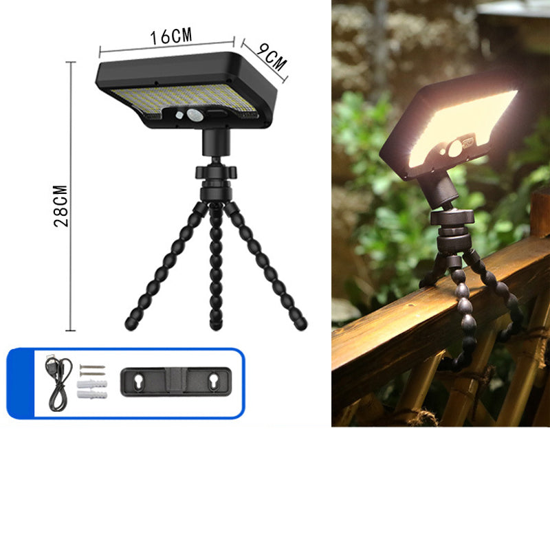 Removable Portable Dual Charging USB-C & Solar Sensor Light