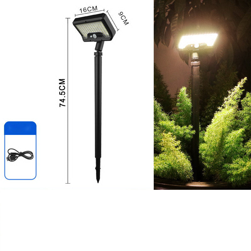 Removable Portable Dual Charging USB-C & Solar Sensor Light