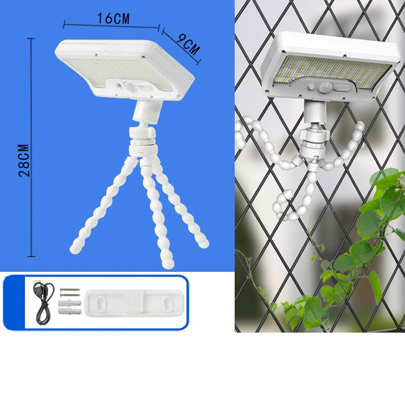 Removable Portable Dual Charging USB-C & Solar Sensor Light