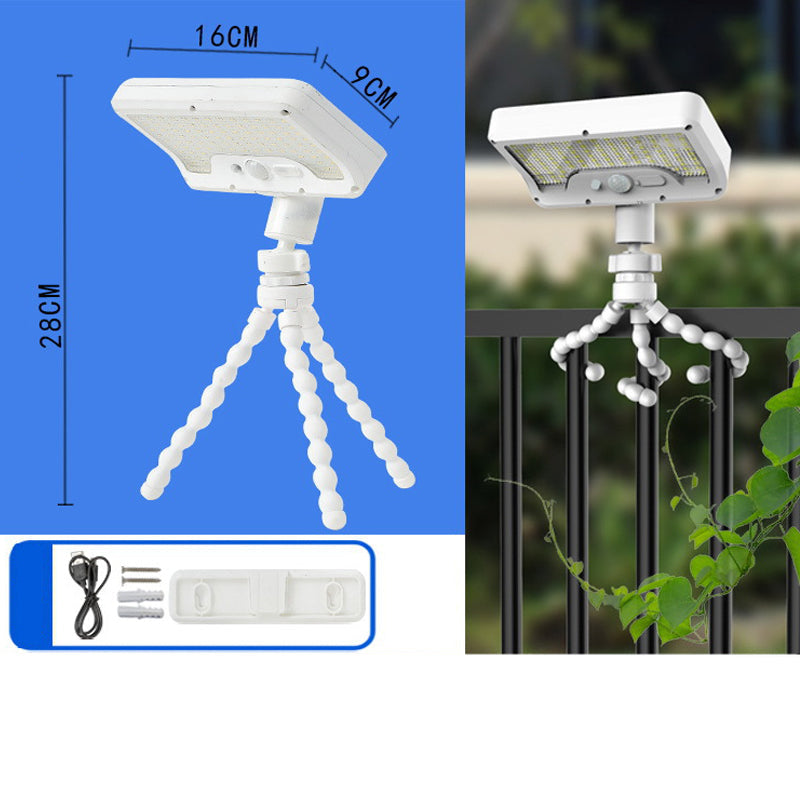 Removable Portable Dual Charging USB-C & Solar Sensor Light