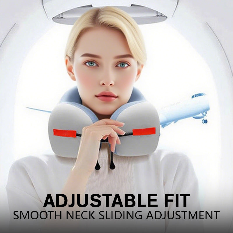 🎉2025 New Products Hot Sale - 50% OFF✨Memory Foam U-Shaped Travel Neck Pillow💤