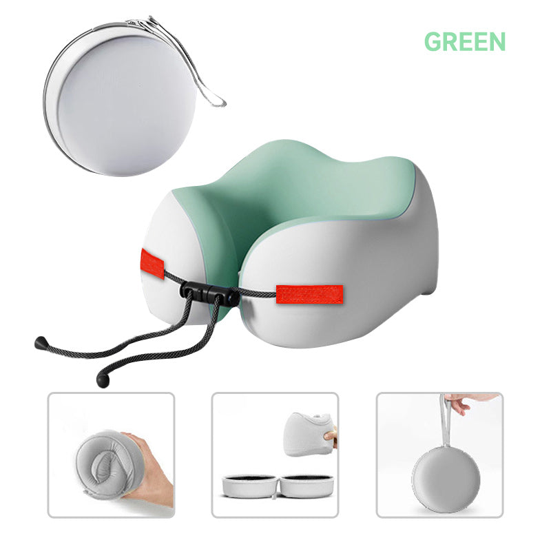 🎉2025 New Products Hot Sale - 50% OFF✨Memory Foam U-Shaped Travel Neck Pillow💤