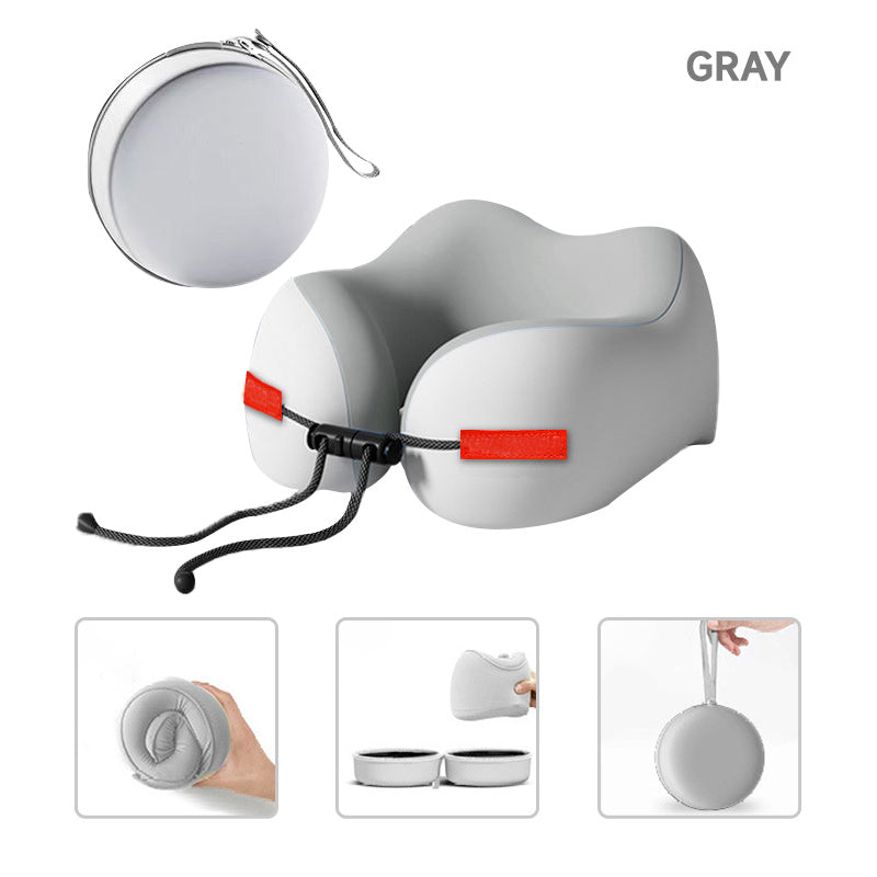 🎉2025 New Products Hot Sale - 50% OFF✨Memory Foam U-Shaped Travel Neck Pillow💤