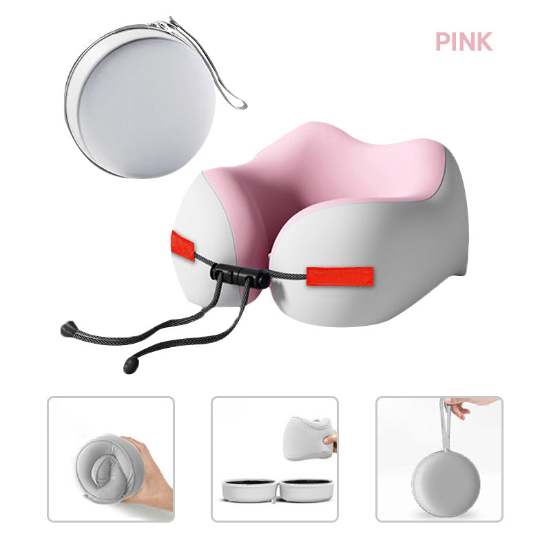 🎉2025 New Products Hot Sale - 50% OFF✨Memory Foam U-Shaped Travel Neck Pillow💤