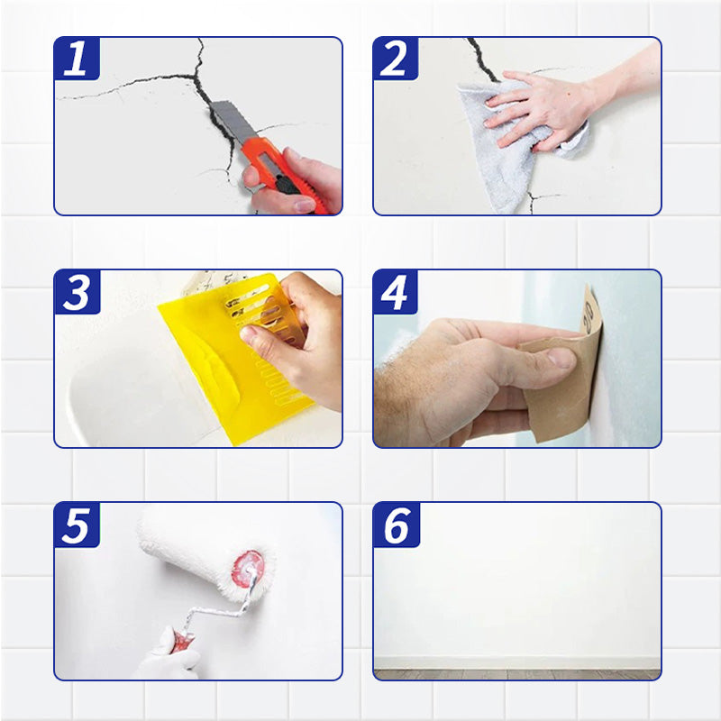 ⏳Time-limited 40% OFF⏰Elastic Crack Resistant Wall Repair Paste
