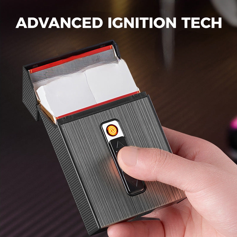 🔥Hot Sale 50% OFF🔥Cigarette Case with Lighter
