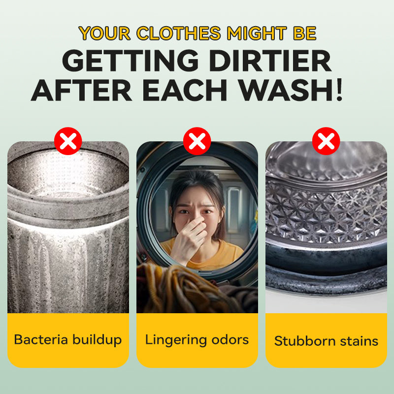 🧼Anti-Odor & Mold Washing Machine Cleaner✨